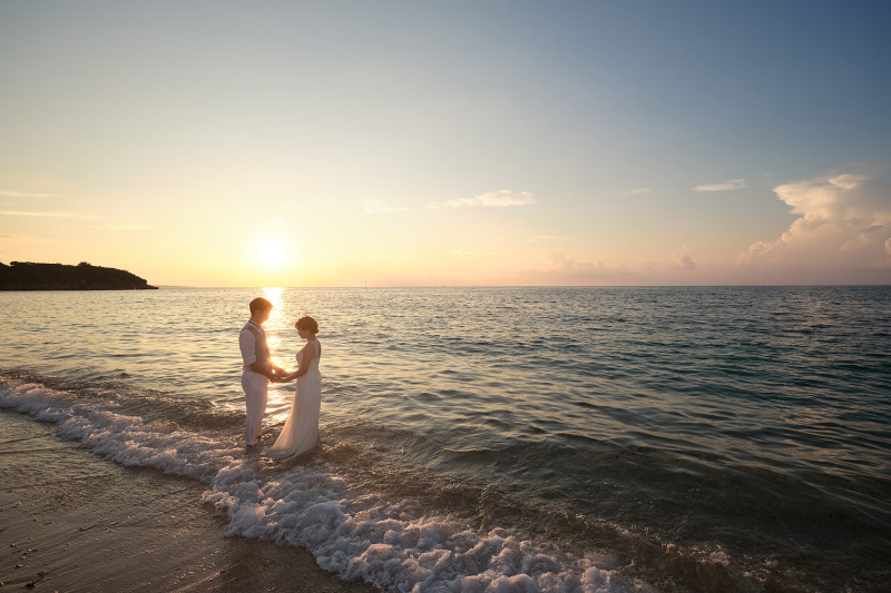 サンセットフォトウェディング♡