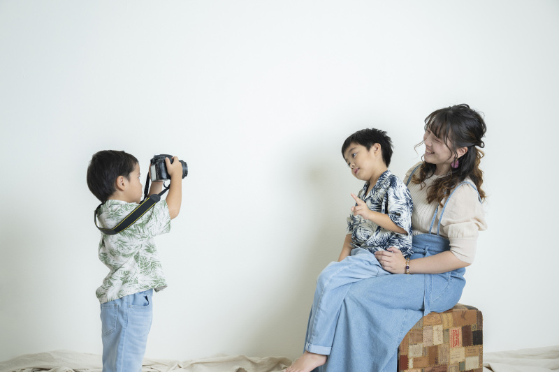 小さなカメラマン