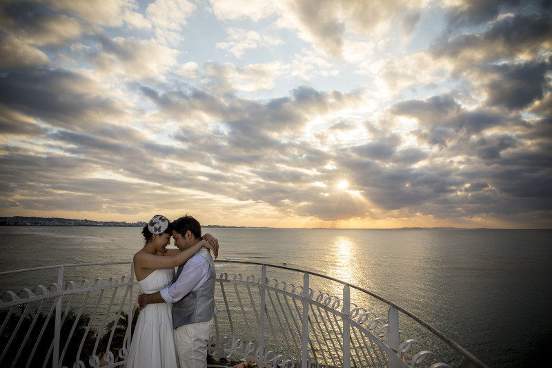 アメリカンビレッジからのサンセット