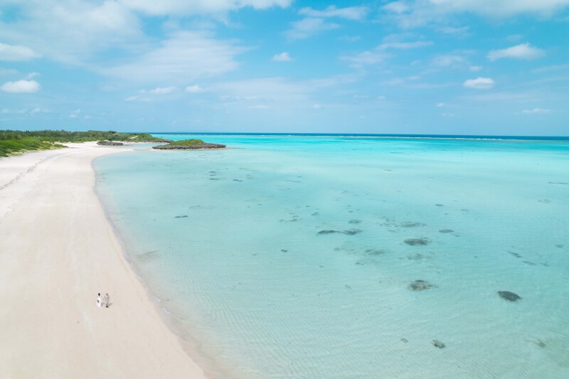 与論島のドローン写真から！！