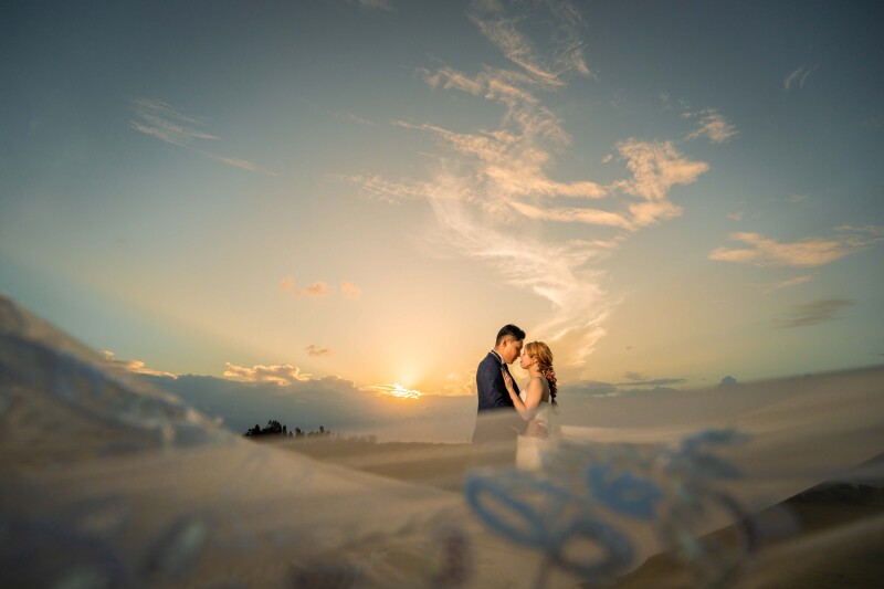 サンセットとベール