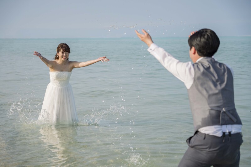 バシャバシャ☆