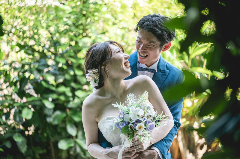 自然とたくさんの笑顔