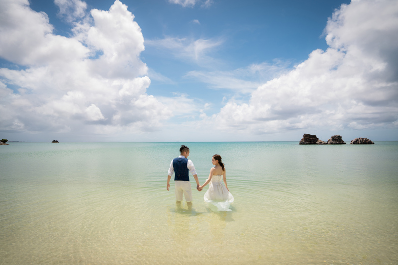 綺麗な海へ入水っ*