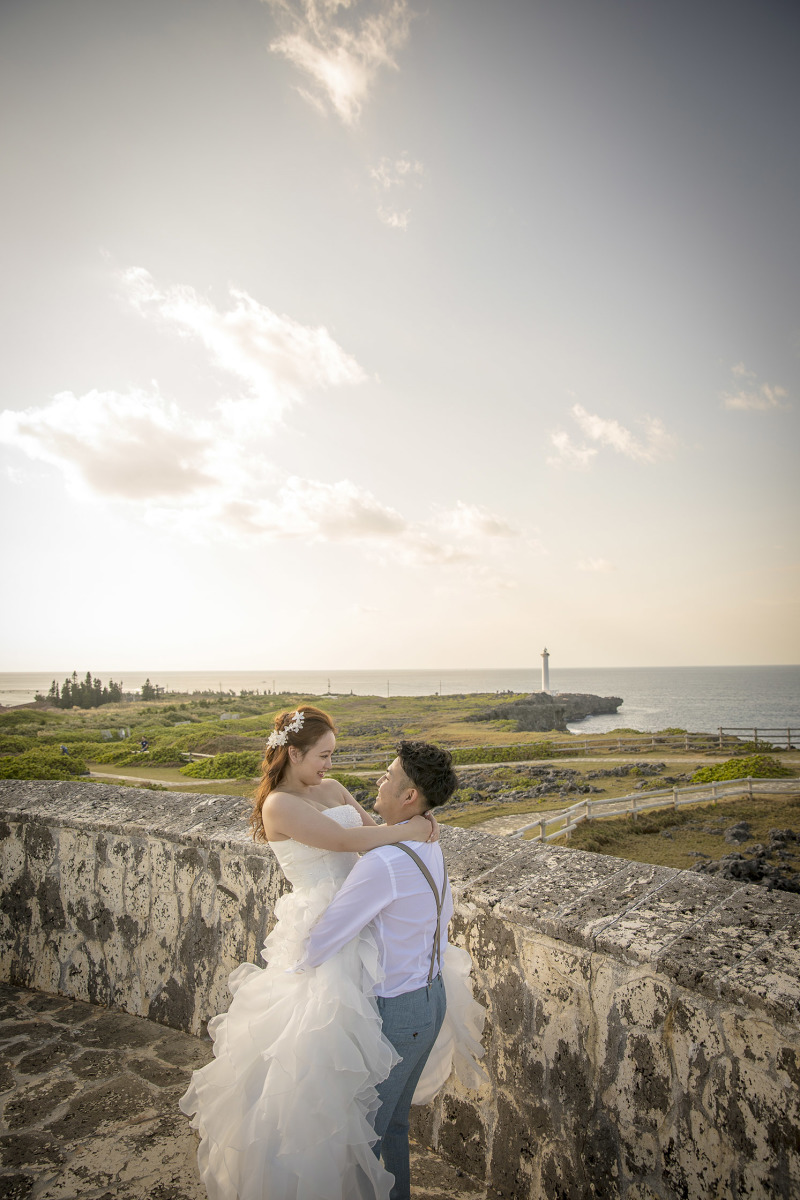 ラストは残波岬灯台と共に...*＊