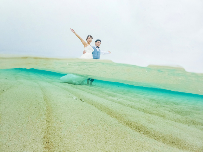 \\\海の中から///