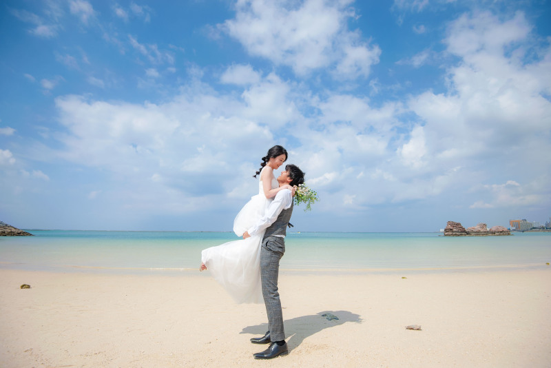 青空の下で！！