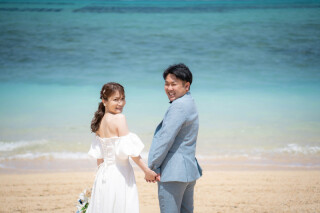 フォトウェディング in冨着ビーチ