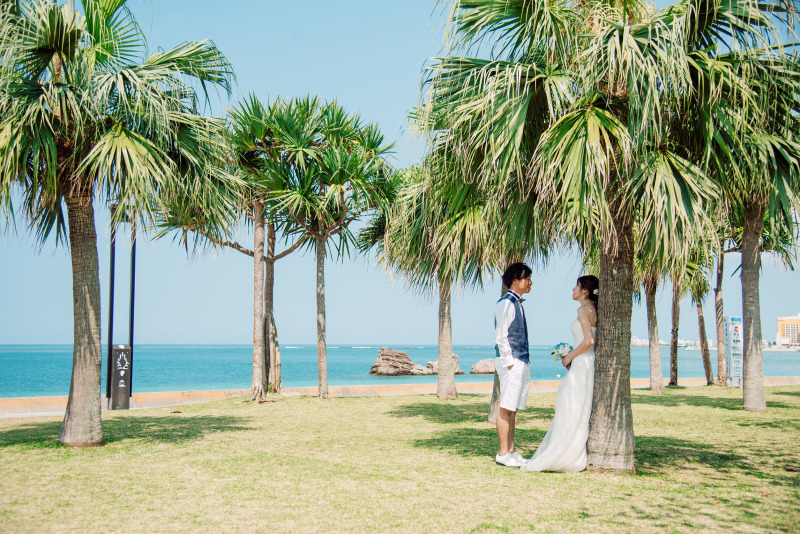 ビーチ撮影前に*