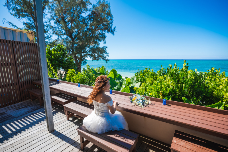 お支度場所の景色も抜群！！