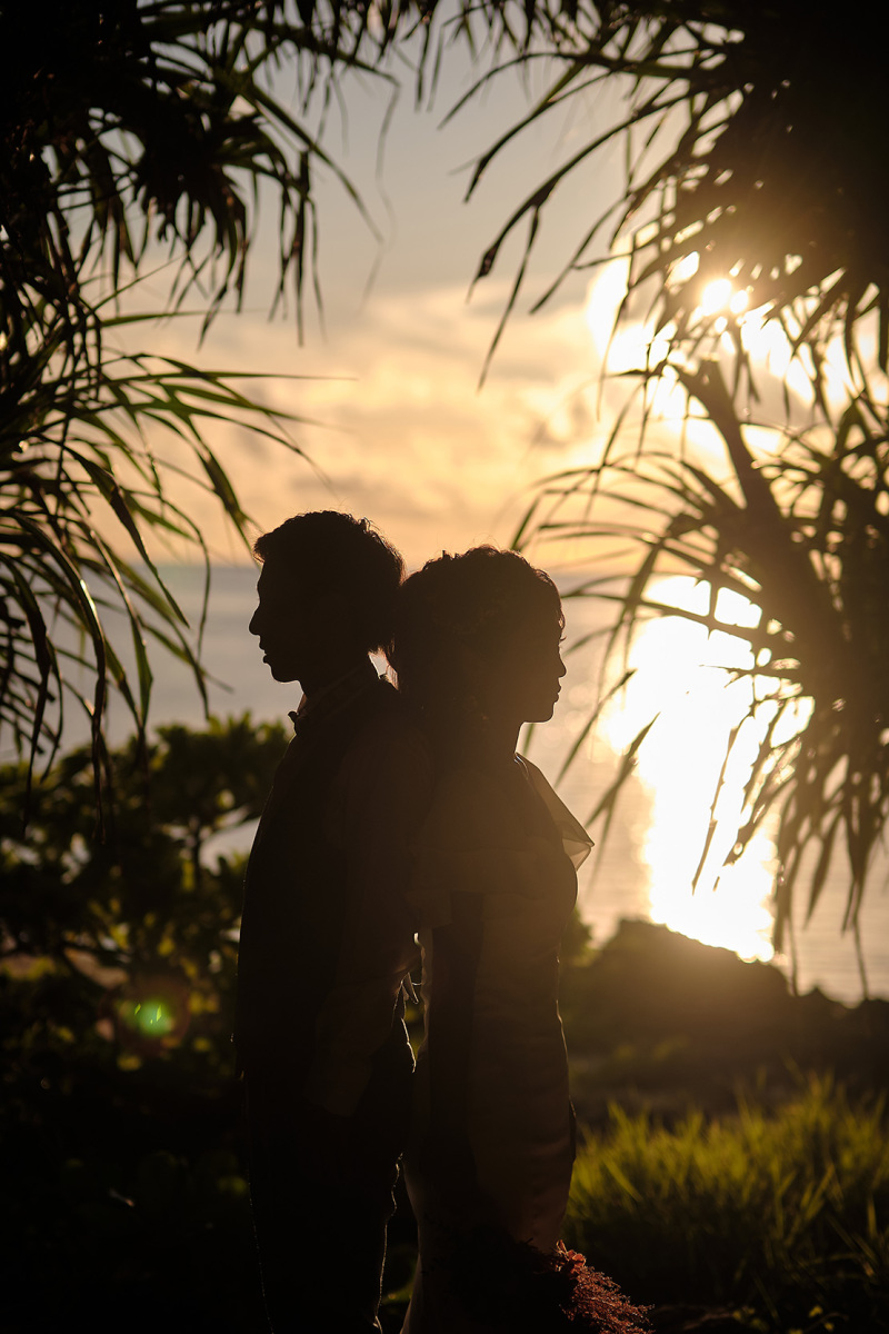 シルエット撮影