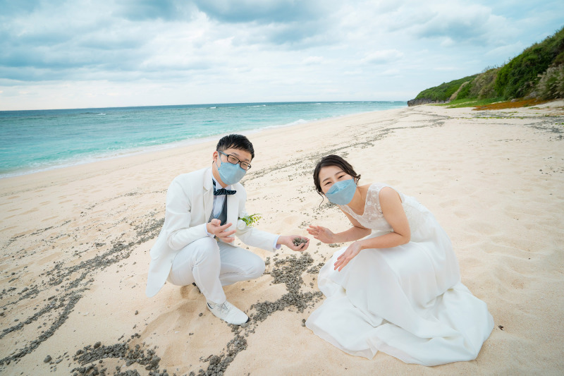 マスクと軽石！