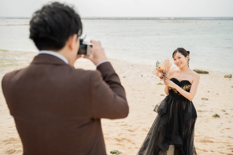 新郎様も撮影!?