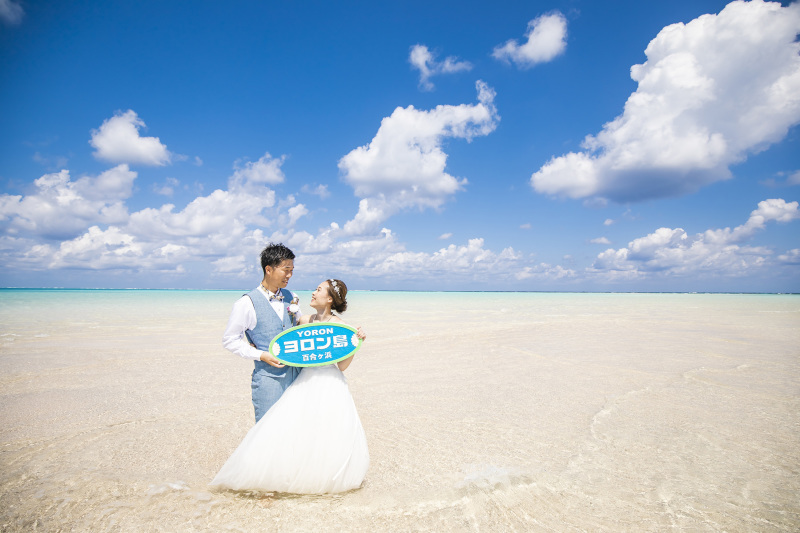 与論島大人気スポットの『百合が浜』