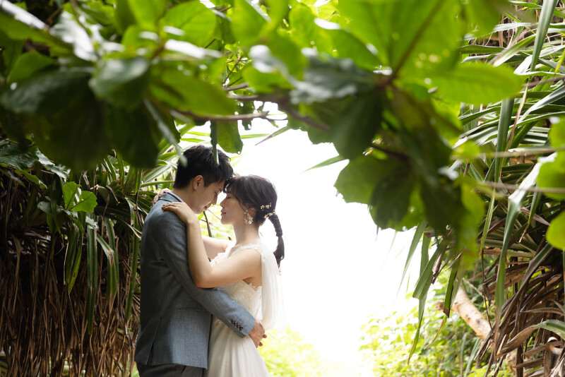 向き合うおふたり♡