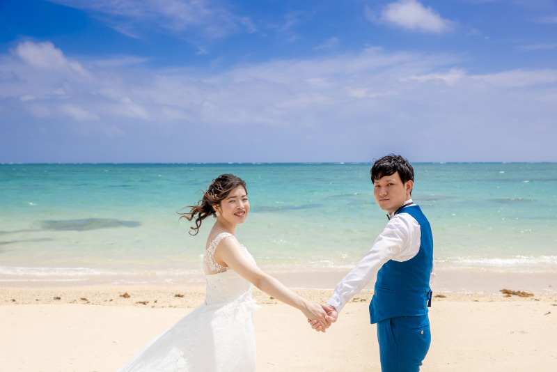 沖縄の南部のビーチでロケフォト☆