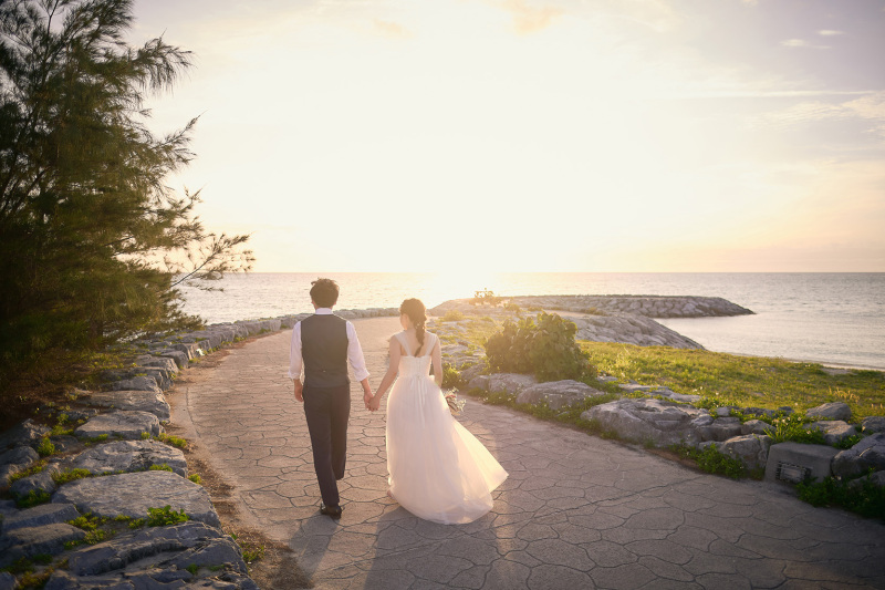海岸沿いを一緒に♡
