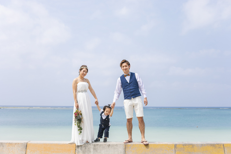 ファミリーフォトウェディング開始ー☆