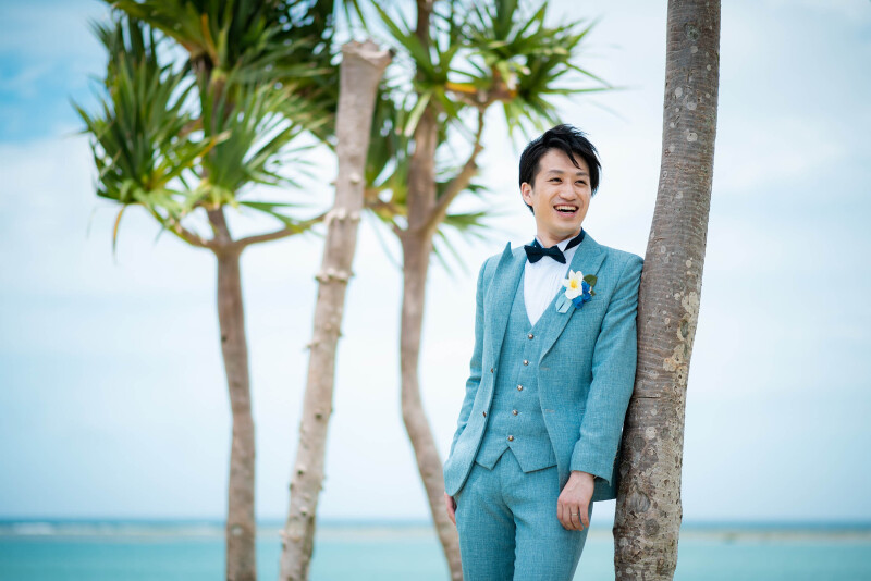 沖縄の自然に囲まれて＠新郎様