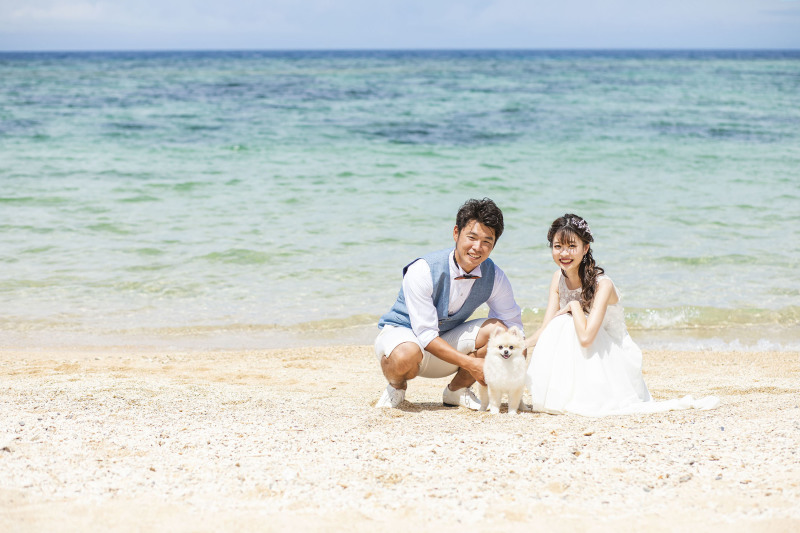 愛犬と共にフォトウェディング*