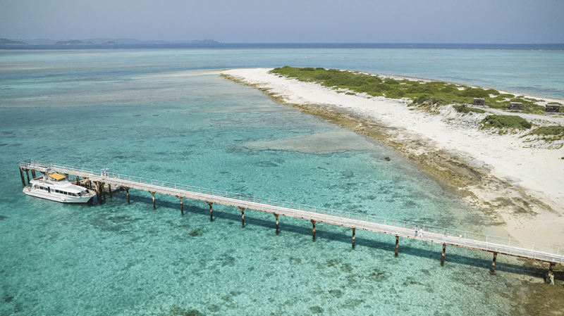 無人島を満喫！