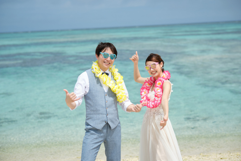 アイテムを使って笑顔満点