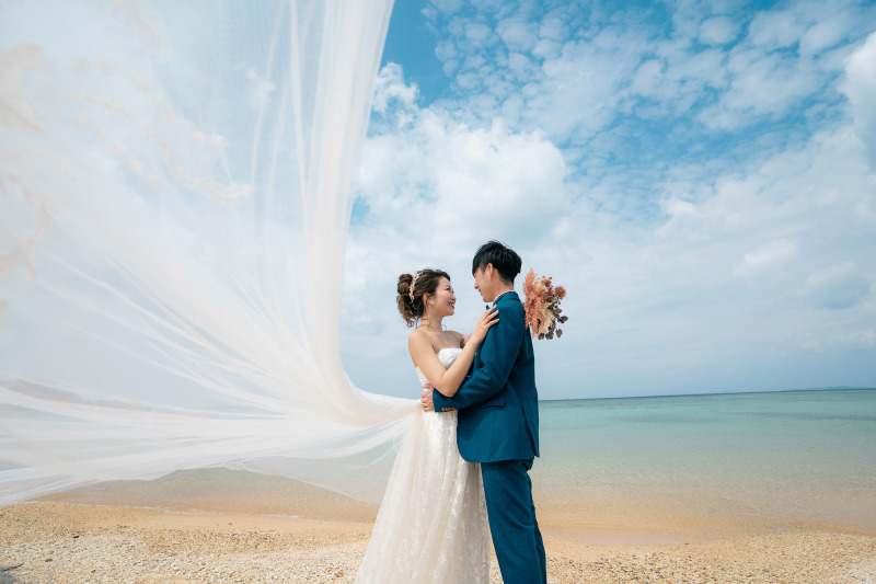 ロングベールで神秘的に♪