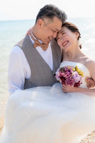 笑顔いっぱいのおふたり