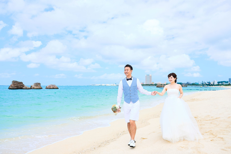 海辺を歩きながら♪