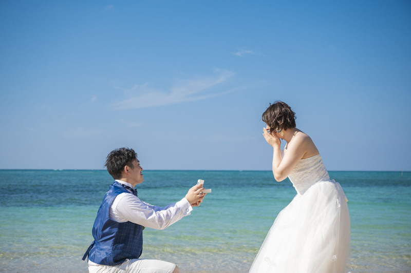 プロポーズシーン