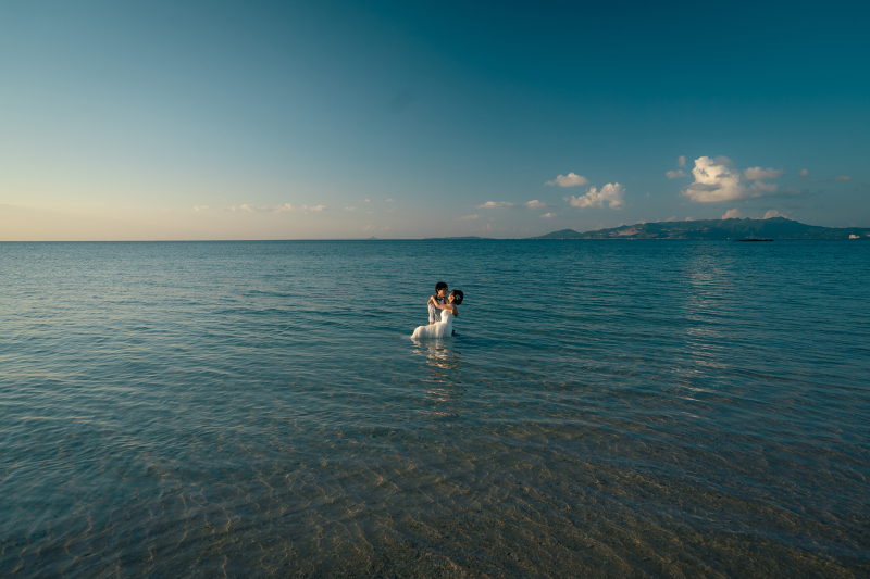 熱田ビーチでフォトウェディング