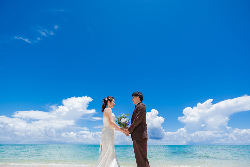 ＊青空と青い海＊