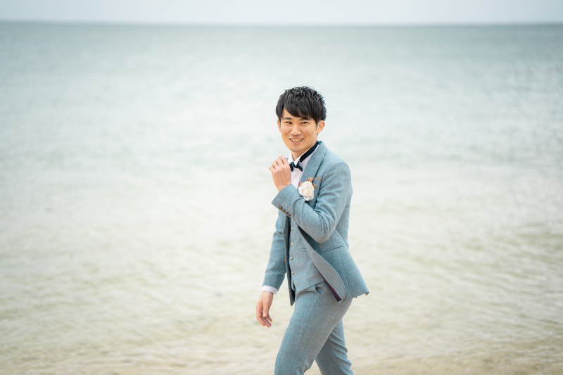 新郎様のソロショット♫