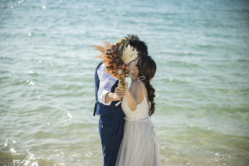 お顔隠しショット