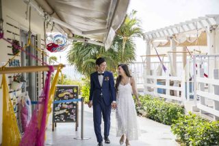 ウミカジテラスでオリジナルフォトウェディング♡