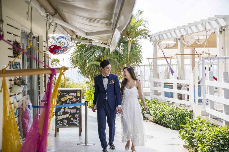 ウミカジテラスでオリジナルフォトウェディング♡