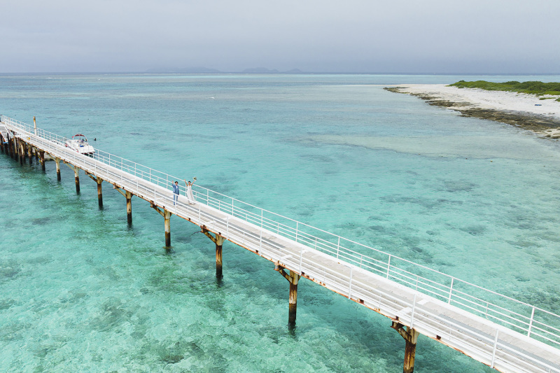 おふたりを空から