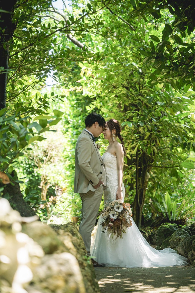 フクギ並木から撮影スタート！