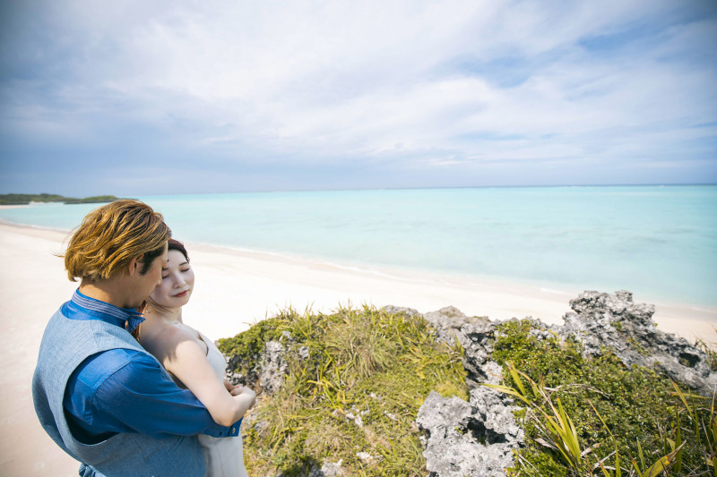 与論の海を眺めながら…＊*
