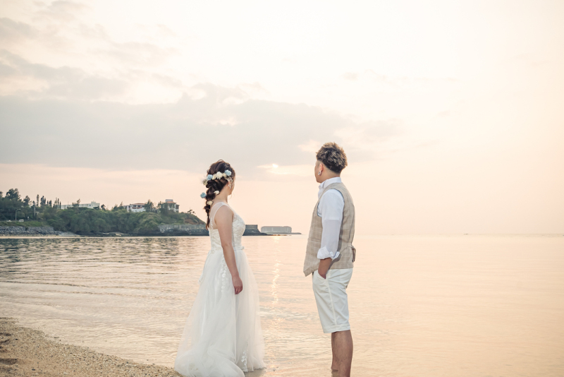 沈みゆくサンセットをふたりで♡