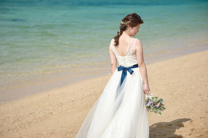 サムシングブルーを取り入れて❤︎