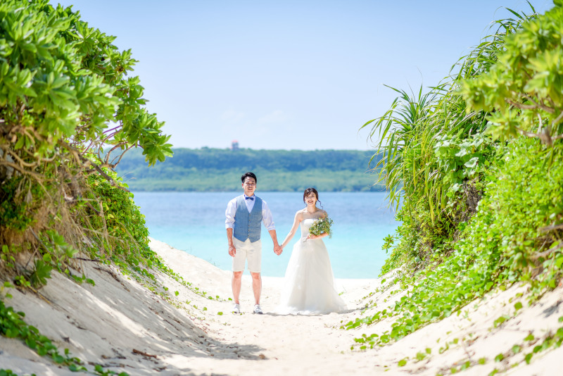 与那覇前浜ビーチからスタート＊*