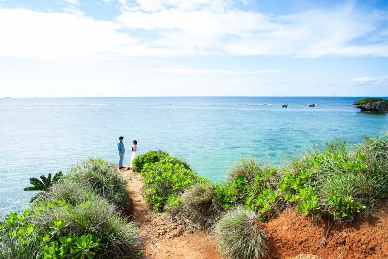 ザネー浜からの広大な景色