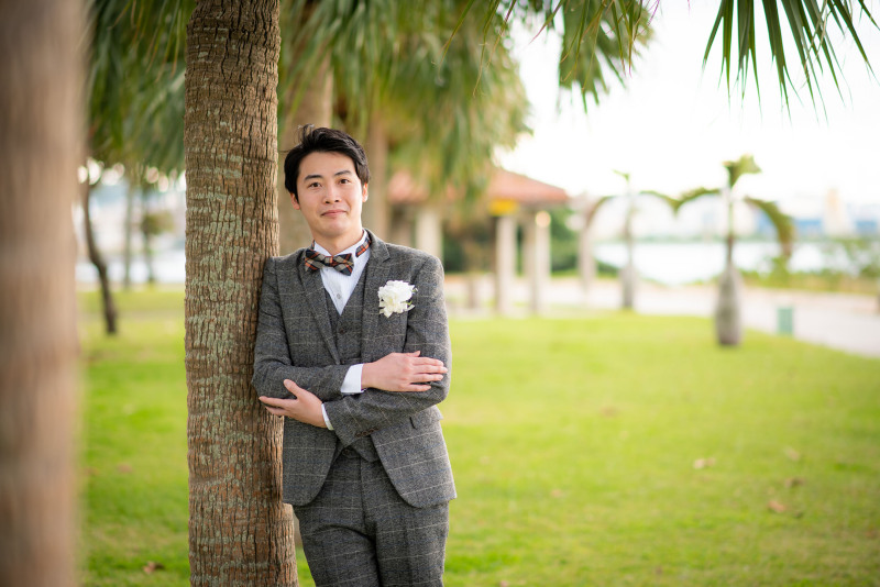 ソロショット♩@新郎様