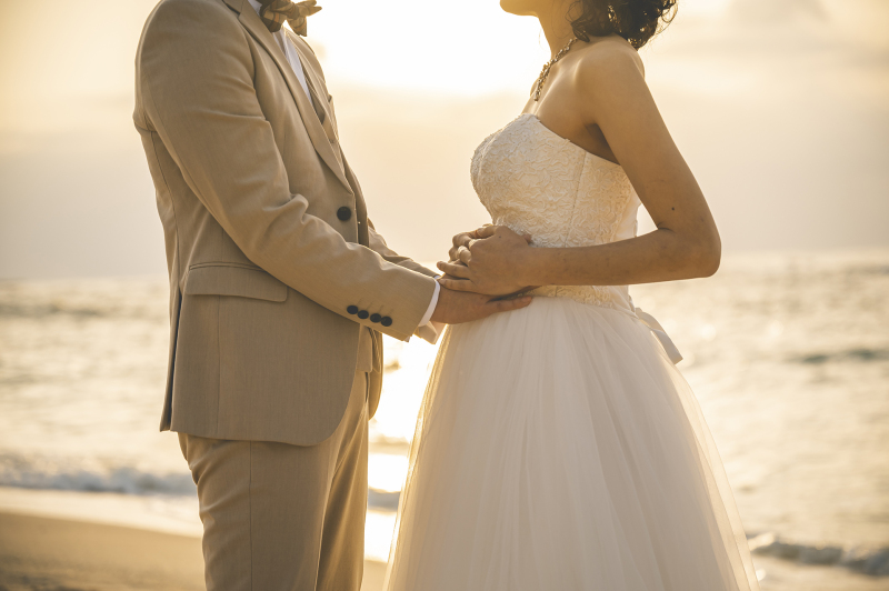 サンセットの美しい光