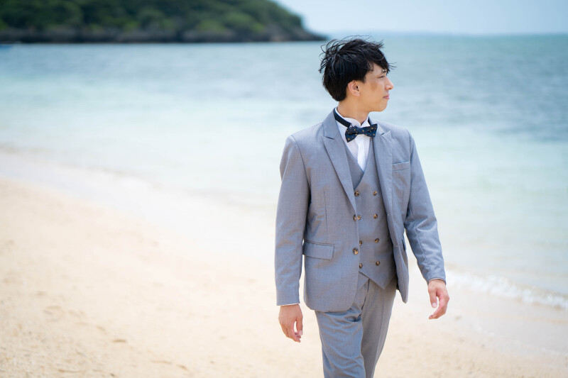 新郎様ソロショット＊