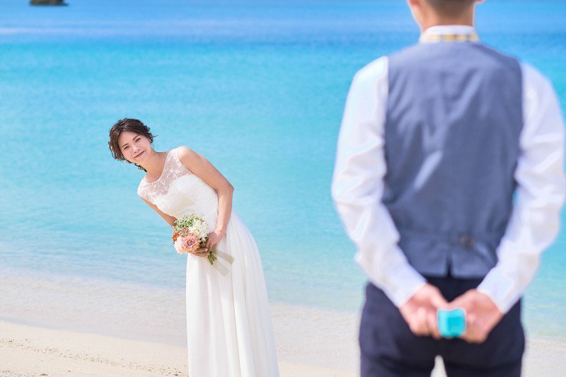 プロポーズシーン(ドキドキのお渡しする前)