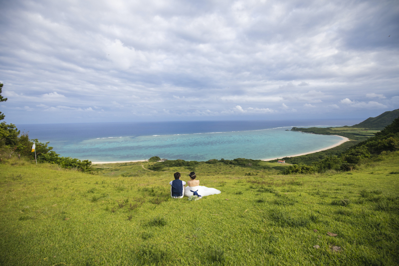 海とグリーンのコラボ◎