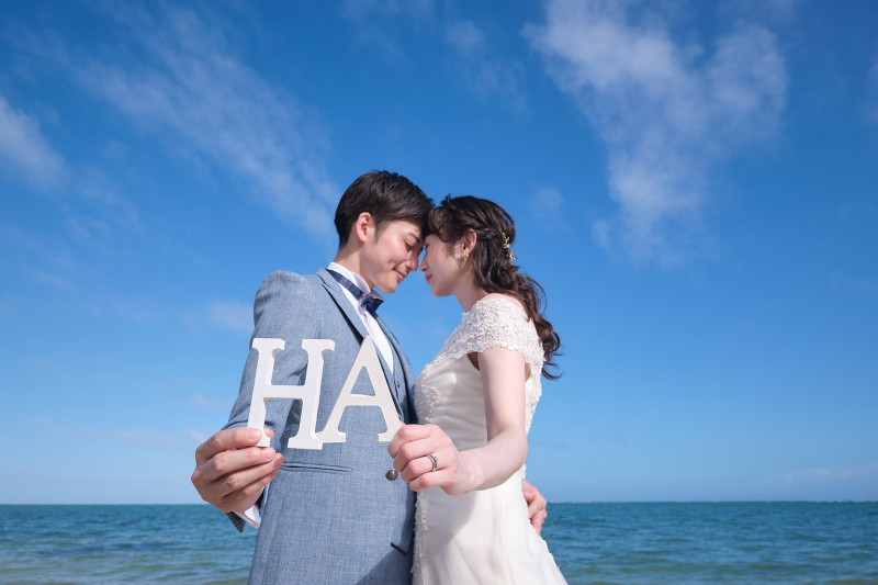 アルファベットとおでこコツン♪