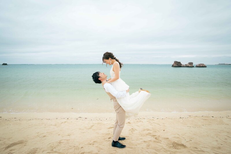 楽しく見つめ合う